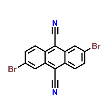 2,6-二溴-9,10-二氰基蒽,2,6-dibromo-9,10-dicyanoanthracene