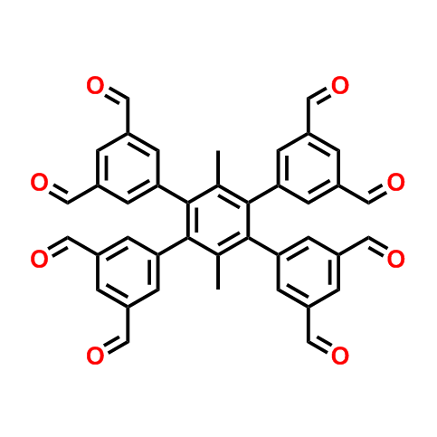 4'-，5'-双（3,5-二甲酰基苯基）-3'-，6'-二甲基-[1,1'-:2'-，1'-三苯基]-3,3''，5,5'-四甲醛,4',5'-bis(3,5-diformylphenyl)-3',6'-dimethyl-[1,1':2',1''-terphenyl]-3,3'',5,5''-tetracarbaldehyde