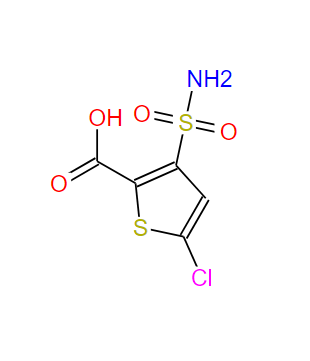 3-（氨基磺?；?5-氯噻吩-2-羧酸,3-(Aminosulfonyl)-5-chlorothiophene-2-carboxylic acid