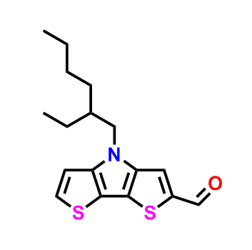 4-（2-乙基己基）-4H-二噻吩并[3,2-b:2'，3'-d]吡咯-2-甲醛,4-(2-ethylhexyl)-4H-dithieno[3,2-b:2',3'-d]pyrrole-2-carbaldehyde