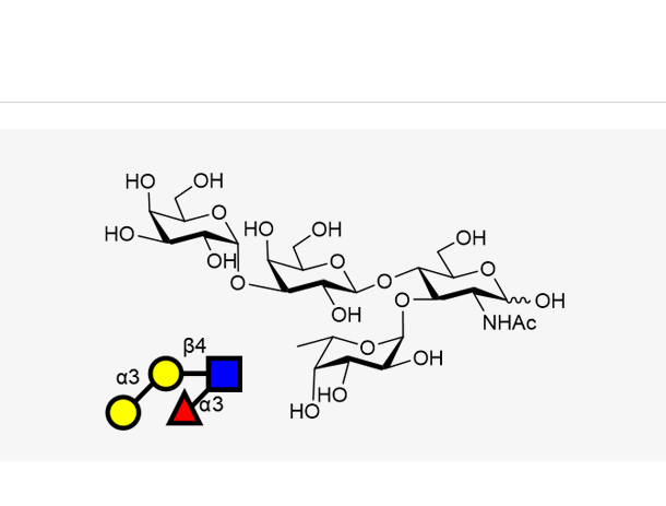 α-Gal LewisX Gala1,3Galb1,4(Fuca1,3)GlcNAc,α-Gal LewisX Gala1,3Galb1,4(Fuca1,3)GlcNAc