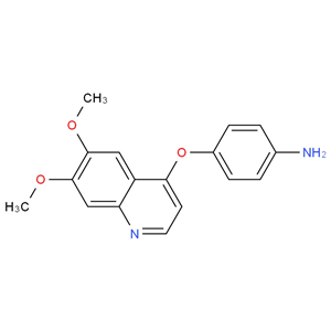 4-[(6,7-二甲氧基喹啉-4-基)氧基]苯胺,4-[(6,7-dimethoxy-4-quinolinyl)oxy]-Benzenamine