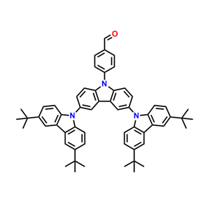 4-[3'，6'-双（3,6-双（叔丁基）咔唑-9-基）咔唑-9基]苯甲醛