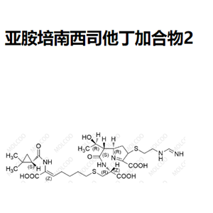 亚胺培南西司他丁加合物2    C28H43N5O9S2 