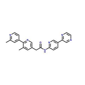 2’,3-二甲基-N-[5-(2-吡嗪基)-2-吡啶基]-[2,4’-联吡啶]-5-乙酰胺,2-(2