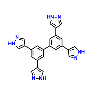 4-[3-[3,5-双（1H-吡唑-4-基）苯基]-5-（1H-吡啶-4-基）苯]-1H吡唑