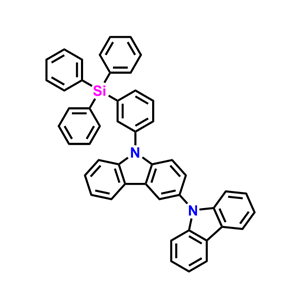 9-[3-(三苯基甲硅烷基)苯基]-3,9'-Bi-9H-咔唑
