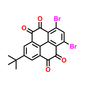 1,3-dibromo-7-tert-butylpyrene-4,5,9,10-tetraone,1,3-dibromo-7-tert-butylpyrene-4,5,9,10-tetraone