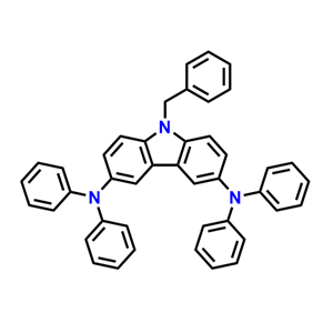 9-苄基-N3，N3，N6，N6-四苯基-9H-咔唑-3,6-二胺,9-benzyl-N3,N3,N6,N6-tetraphenyl-9H-carbazole-3,6-diamine