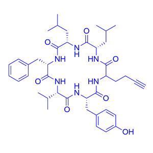 环肽Cyclo(VY-Hpg-LLF)/1446322-72-0/Cyclo(Val-Tyr-Hpg-Leu-Leu-Phe)