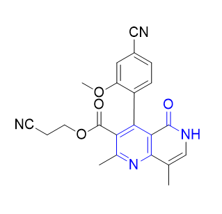 非奈利酮杂质15,2-cyanoethyl 4-(4-cyano-2-methoxyphenyl)-2,8-dimethyl-5-oxo-5,6-dihydro-1,6-naphthyridine-3-carboxylate