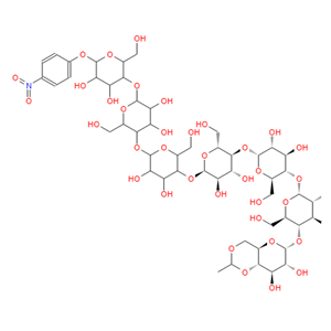 96597-16-9；4,6-亚乙基-对硝基苯-Α-D-麦芽七糖苷