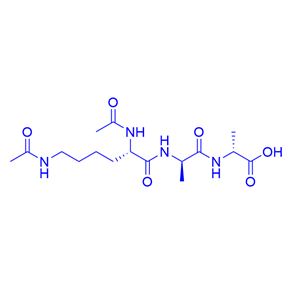 乙酰基-赖氨酰(乙酰基)-D-丙氨酰-D-丙氨酸,Ac-Lys(Ac)-D-Ala-D-Ala-OH