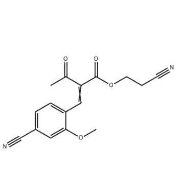 2-氰乙基2-(4-氰基-2-甲氧基亚苄基) -3-氧代丁酸酯,2-Cyanoethyl 2- (4-cyano-2- Methoxy group benzylidene) -3-oxobutyrate