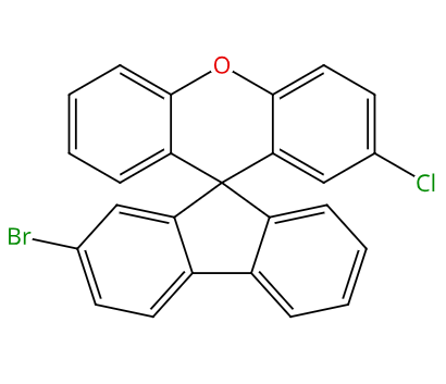 2-溴-2'-氯螺[9H-芴-9,9'-[9H]氧杂蒽],2-Bromo-2′-chlorospiro[9H-fluorene-9,9′-[9H]xanthene]