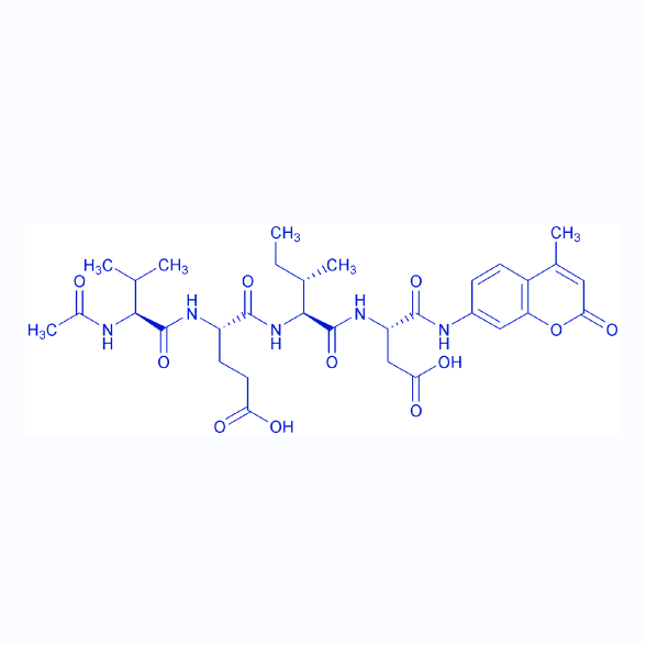 乙酰基缬氨酰谷氨酰异亮氨酰天冬氨酸-7-氨基-4-甲基香豆素,Ac-Val-Glu-Ile-Asp-AMC