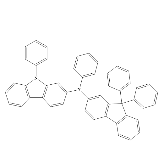 N-(9,9-二苯基-9H-芴-2-基)-N,9-二苯基-9H-咔唑-2-胺,N-(9,9-Diphenyl-9H-fluoren-2-yl)-N,9-diphenyl-9H-carbazol-2-amine