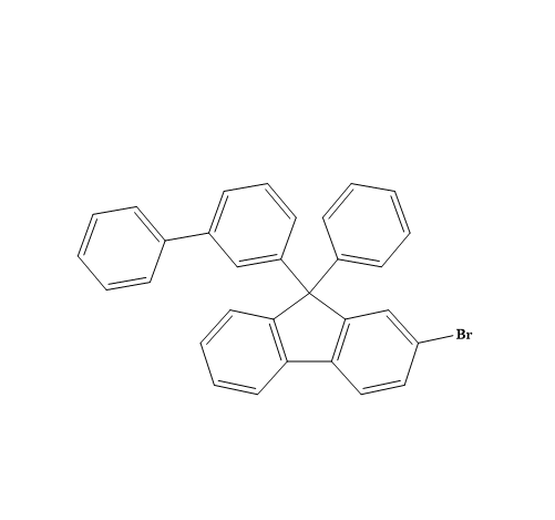 9-([1,1'-联苯] -3-基)-2-溴-9-苯基-9H-芴,9-[1,1′-Biphenyl]-3-yl-2-bromo-9-phenyl-9H-fluorene