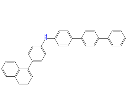 N-[4-(1-萘基)苯基]-[1,1':4',1''-三联苯基] -4-胺,N-[4-(1-Naphthalenyl)phenyl]-[1,1′:4′,1′′-terphenyl]-4-amine