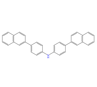 4-(2-萘基)-N-[4-(2-萘基)苯基]苯胺,4-(2-Naphthalenyl)-N-[4-(2-naphthalenyl)phenyl]benzenamine