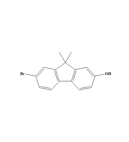 7-溴-9,9'-二甲基-2-芴醇,7-Bromo-9,9-dimethyl-9H-fluoren-2-ol