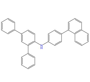 N-(4-(1-萘基)苯基)-[1,1:3,1-三联苯]-4-胺,N-[4-(1-Naphthalenyl)phenyl][1,1′:3′,1′′-terphenyl]-4′-amine