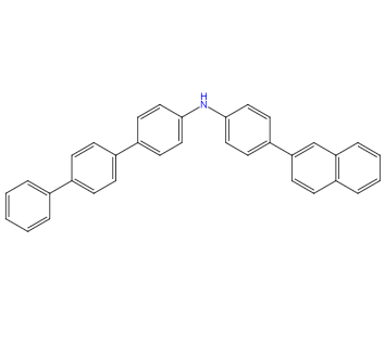 N-(4-萘基-2-基)苯基-[1,1':4',1"-三联苯] -4-胺,N-[4-(2-Naphthalenyl)phenyl][1,1′:4′,1′′-terphenyl]-4-amine