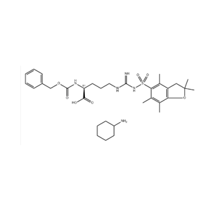 CBZ-L-精氨酸(PBF)-环己胺盐,N-ALPHA-BENZYLOXYCARBO NYL-N