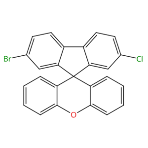 2-溴-7-氯螺[9H-芴-9,9′-[9H]氧杂蒽],2-Bromo-7-chlorospiro[9H-fluorene-9,9′-[9H]xanthene]