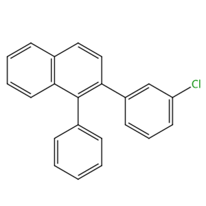 2-(3-氯苯基)-1-苯基萘,2-(3-Chlorophenyl)-1-phenylnaphthalene