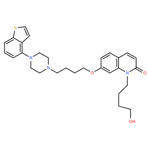 依匹哌唑杂质16,7-(4-(4-(benzo[b]thiophen-4-yl)piperazin-1-yl)butoxy)-1-(4-hydroxybutyl)quinolin-2(1H)-one