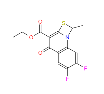 普利沙星中間體,Ethyl 6,7-difluoro-1-methyl-4-oxo-4H-1,3thiazeto3,2-aquinoline-3-carboxylate