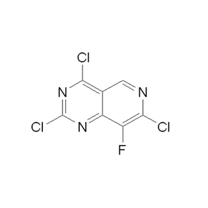 2,4,7-Trichloro-8-fluoropyrido[4,3-d]pyrimidine