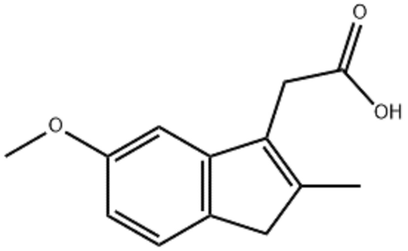 2-(5-甲氧基-2-甲基-3-茚基)乙酸,5-methoxy-2-methyl-3-indenyl acetic acid