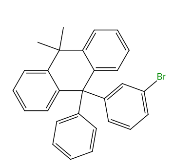 9-(3-溴苯基)-9,10-二氢-10,10-二甲基-9-苯基蒽,9-(3-Bromophenyl)-9,10-dihydro-10,10-dimethyl-9-phenylanthracene