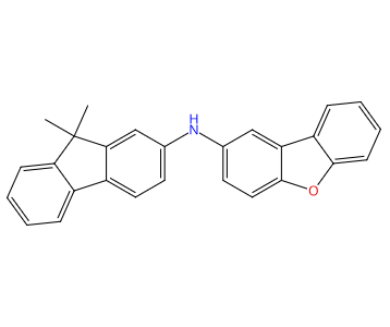 N-(9,9-二甲基-9H-芴-2-基)-二苯并[b,d]呋喃-2-胺,N-(9,9-Dimethyl-9H-fluoren-2-yl)-2-dibenzofuranamine