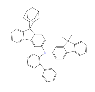 N-[1,1′-联苯]-2-基-N-(9,9-二甲基-9H-芴-2-基)-螺[9H-芴-9,2′-金刚烷]-3-胺,N-[1,1′-Biphenyl]-2-yl-N-(9,9-dimethyl-9H-fluoren-2-yl)spiro[9H-fluorene-9,2′-tricyclo[3.3.1.13,7]decan]-3-amine