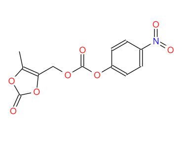 (5-甲基-2-氧代-1,3-二氧杂环戊烯-4-基)甲基 4-硝基苯基碳酸酯,(5-Methyl-2-oxo-1,3-dioxol-4-yl)methyl 4-nitrophenyl carbonate