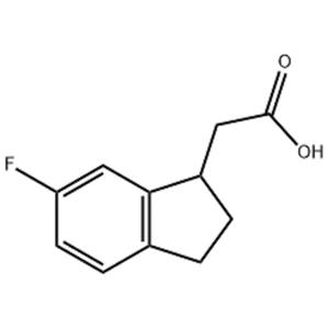 2-(6-氟-1-茚满基)乙酸,2-(6-fluoro-2,3-dihydro-1H-inden-1-yl)acetic acid