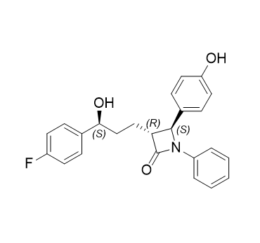 依折麦布杂质E,(3R,4S)-3-((S)-3-(4-fluorophenyl)-3-hydroxypropyl)-4- (4-hydroxyphenyl)-1-phenylazetidin-2-one