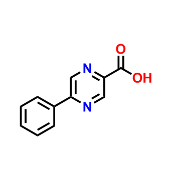 5-苯基吡嗪-2-羧酸,5-phenylpyrazine-2-carboxylic acid