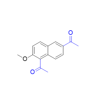 萘丁美酮杂质02,1,1'-(2-methoxynaphthalene-1,6-diyl)bis(ethan-1-one)