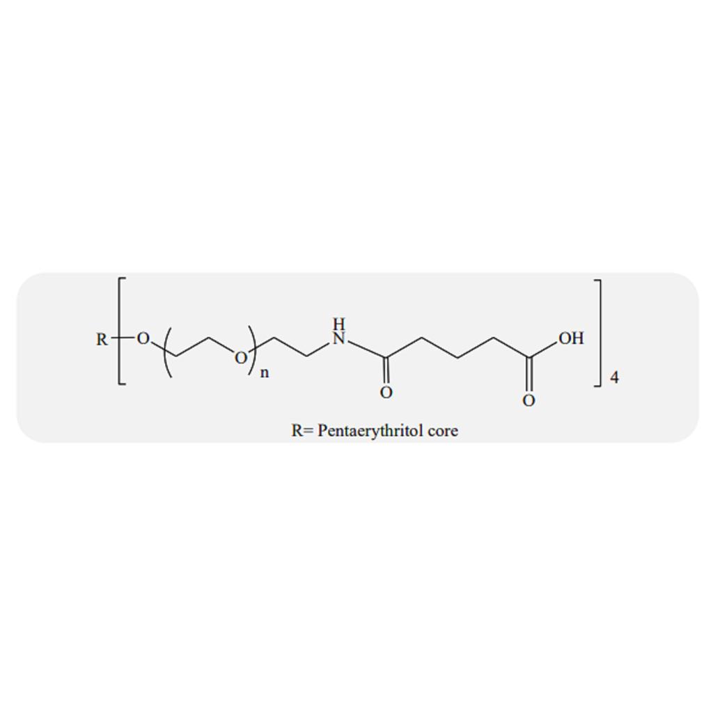 4臂聚乙二醇-酰胺-戊二酸,4-arm PEG-armide-Glutaric Acid