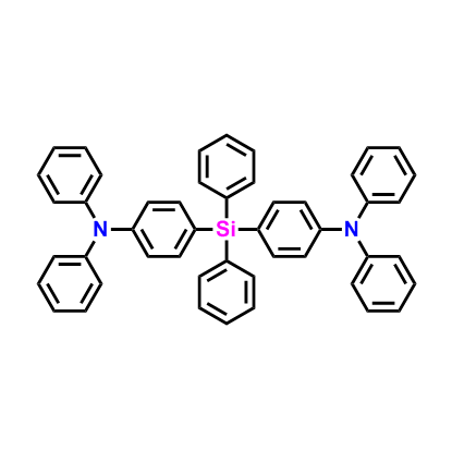 4,4'-(二苯基硅烷二基)双(N,N-二苯基苯胺),4,4'-(Diphenylsilanediyl)bis(N,N-diphenylaniline)