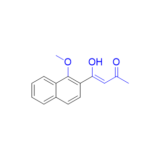 萘丁美酮杂质06,(Z)-4-hydroxy-4-(1-methoxynaphthalen-2-yl)but-3-en-2-one