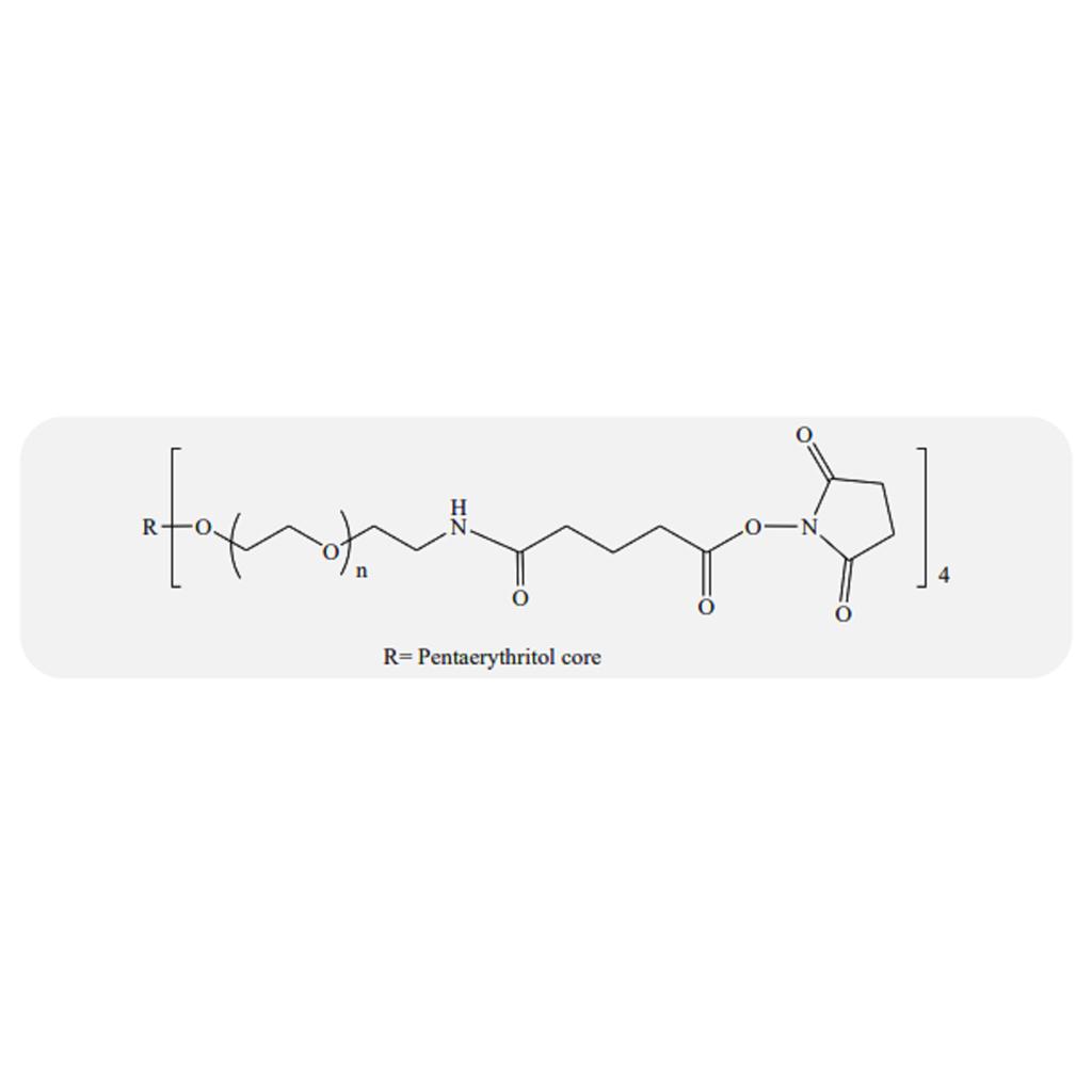 4臂聚乙二醇酰胺琥珀酰亞胺戊二酸酯,4-arm PEG-armide Succinimidyl Glutarate