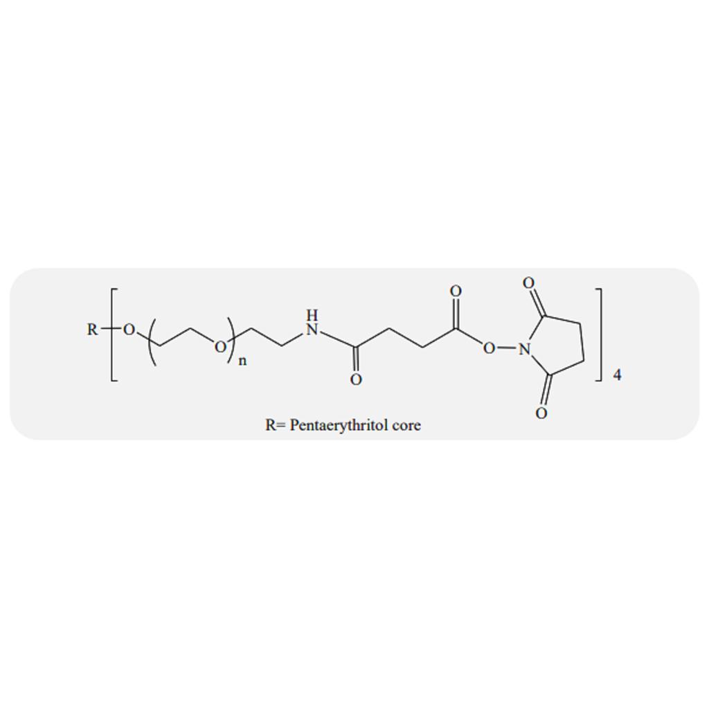 4臂聚乙二醇-酰亚胺-琥珀酰亚胺基琥珀酸酯,4-arm PEG-armide Succinimidyl Succinate