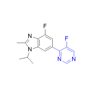 阿贝西利杂质02,4-fluoro-6-(5-fluoropyrimidin-4-yl)-1-isopropyl-2-methyl-1H-benzo[d]imidazole