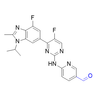 阿貝西利雜質(zhì)06,6-((5-fluoro-4-(4-fluoro-1-isopropyl-2-methyl-1H-benzo[d]imidazol-6-yl)pyrimidin-2-yl)amino)nicotinaldehyde