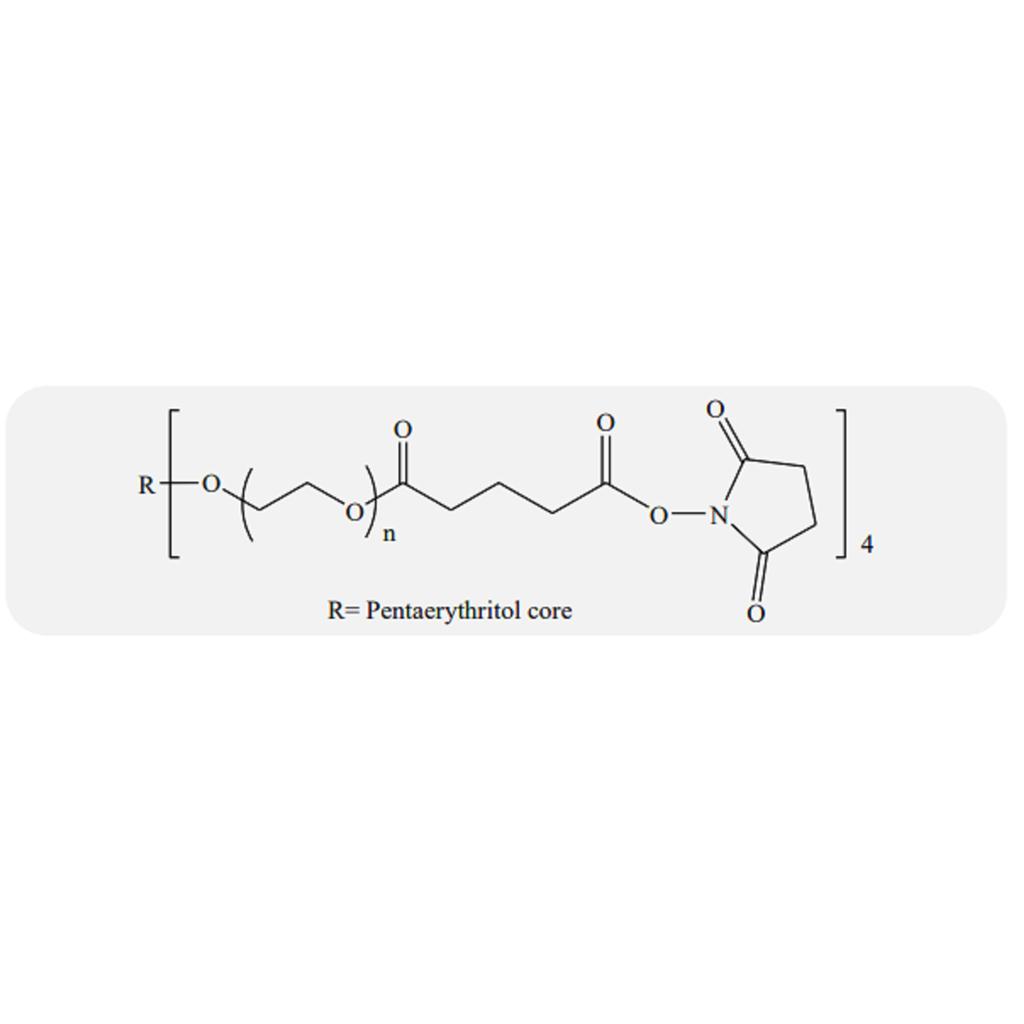 4臂聚乙二醇-琥珀酰亞胺戊二酸酯,4- arm PEG SuccinimidyI Glutarate